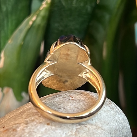 Tiffany Vintage scarab ring in 14 karat gold - Picture 4 of 15